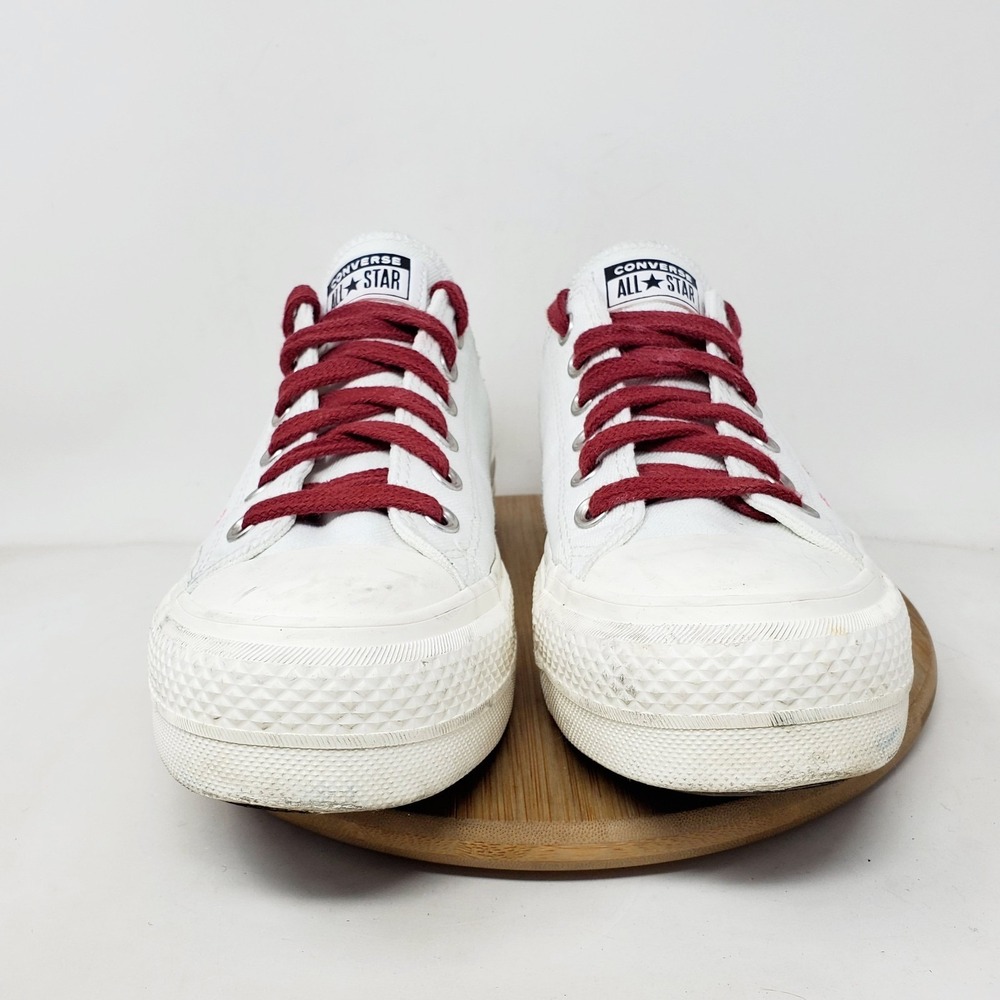 Converse All Star Lift Platform Shoes Womens 8 White Summer Embroidered Sneaker - Picture 3 of 13